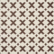 Schumacher Elias Brown & Ecru Fabric