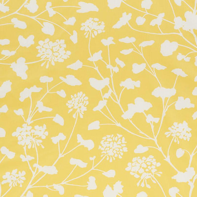 Schumacher Pennick Chintz Yellow Fabric