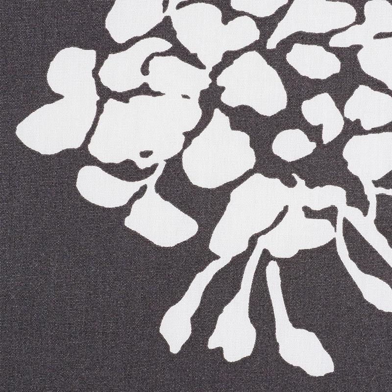 Schumacher Pennick Chintz Black Fabric