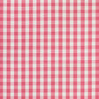 Schumacher Elton Cotton Check Magenta Fabric