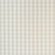 Schumacher Elton Cotton Check Natural Fabric