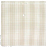 Schumacher Elton Cotton Check Natural Fabric