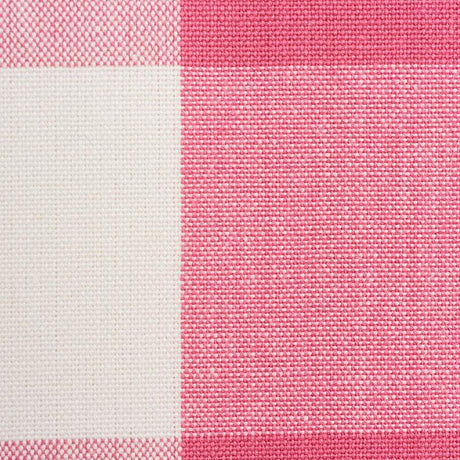 Schumacher Camden Cotton Check Magenta Fabric