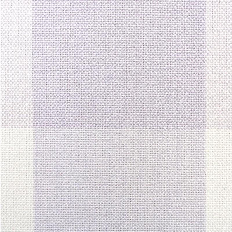 Schumacher Camden Cotton Check Lilac Fabric