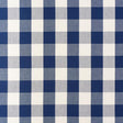 Schumacher Camden Cotton Check Navy Fabric