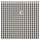 Schumacher Camden Cotton Check Black Fabric