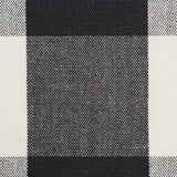 Schumacher Camden Cotton Check Black Fabric
