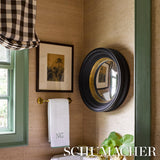 Schumacher Camden Cotton Check Black Fabric