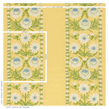 Schumacher Marguerite Embroidery Buttercup Fabric