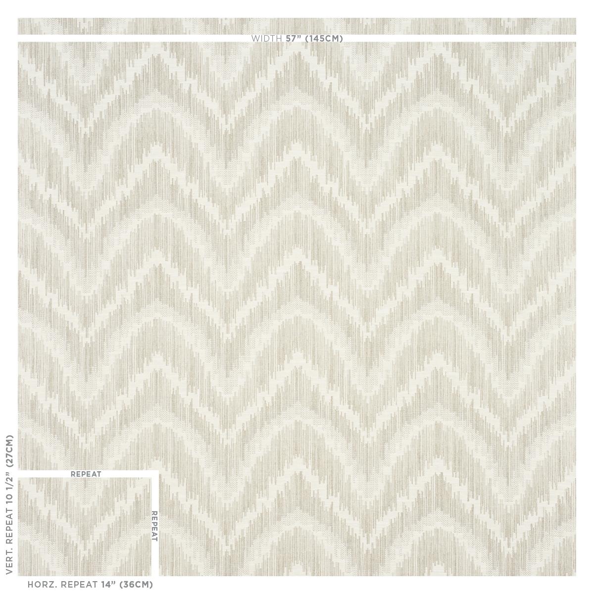 Schumacher Von Armin Neutral Fabric