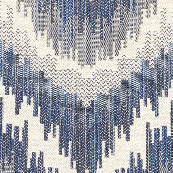 Schumacher Von Armin Blue Fabric