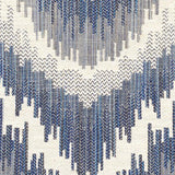 Schumacher Von Armin Blue Fabric
