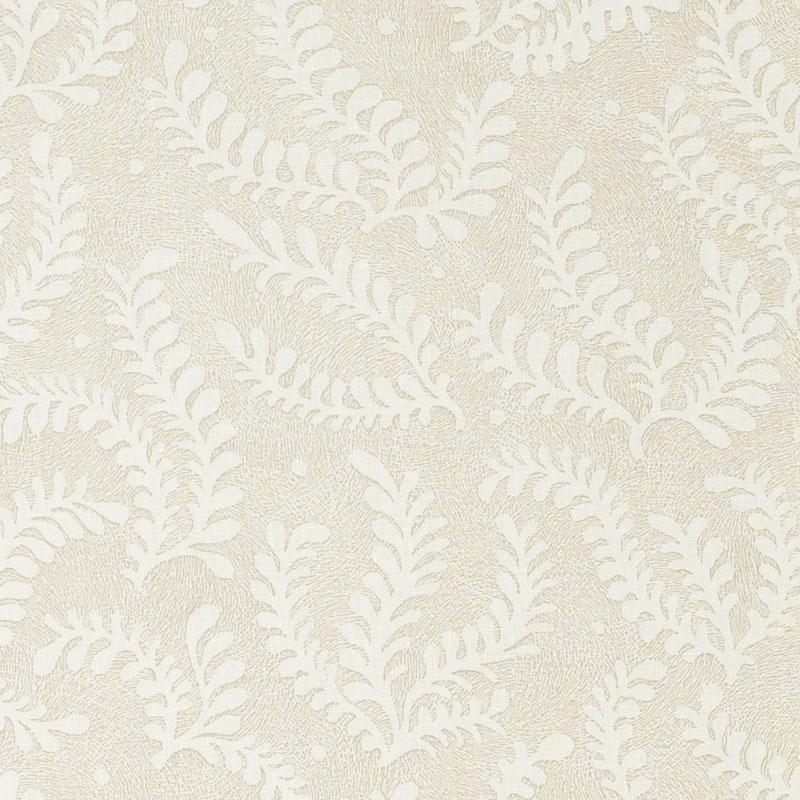 Schumacher Etched Fern Natural Fabric