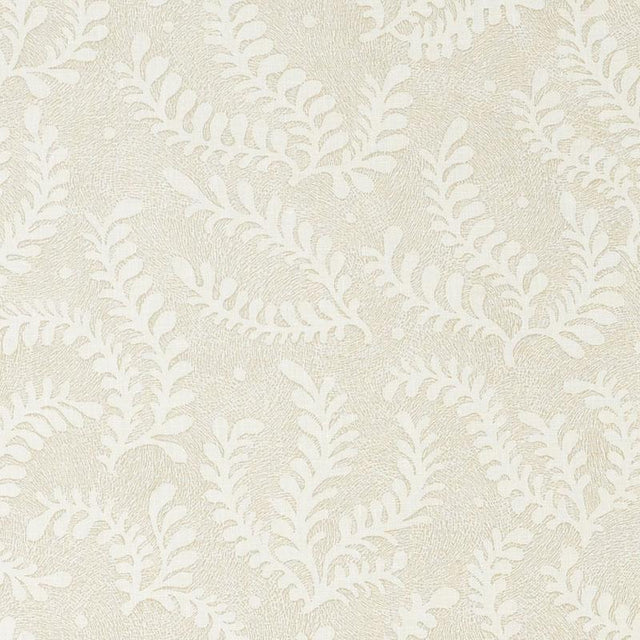 Schumacher Etched Fern Natural Fabric