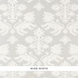 Schumacher Regalia Sisal Ivory On Silver Wallpaper