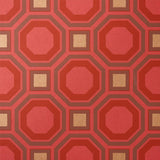 Schumacher Hanover Ruby Wallpaper