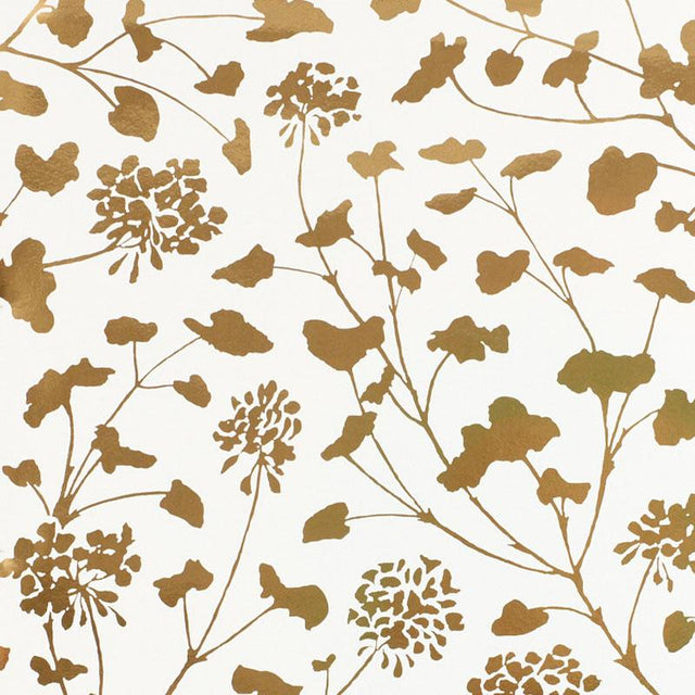Schumacher Pennick Mylar Gold Wallpaper