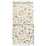 Schumacher Pennick Mylar Gold Wallpaper