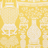 Schumacher Hellene Yellow Wallpaper
