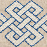 Schumacher Chesterton Tape Blue Trim