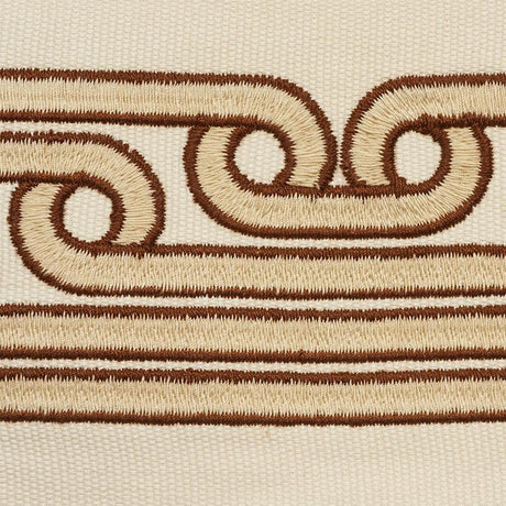 Schumacher Galloway Tape Brown Trim