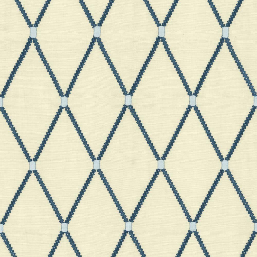 Kasmir Arlo Diamond Blue Fabric
