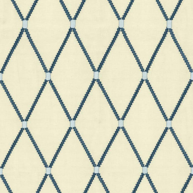 Kasmir Arlo Diamond Blue Fabric