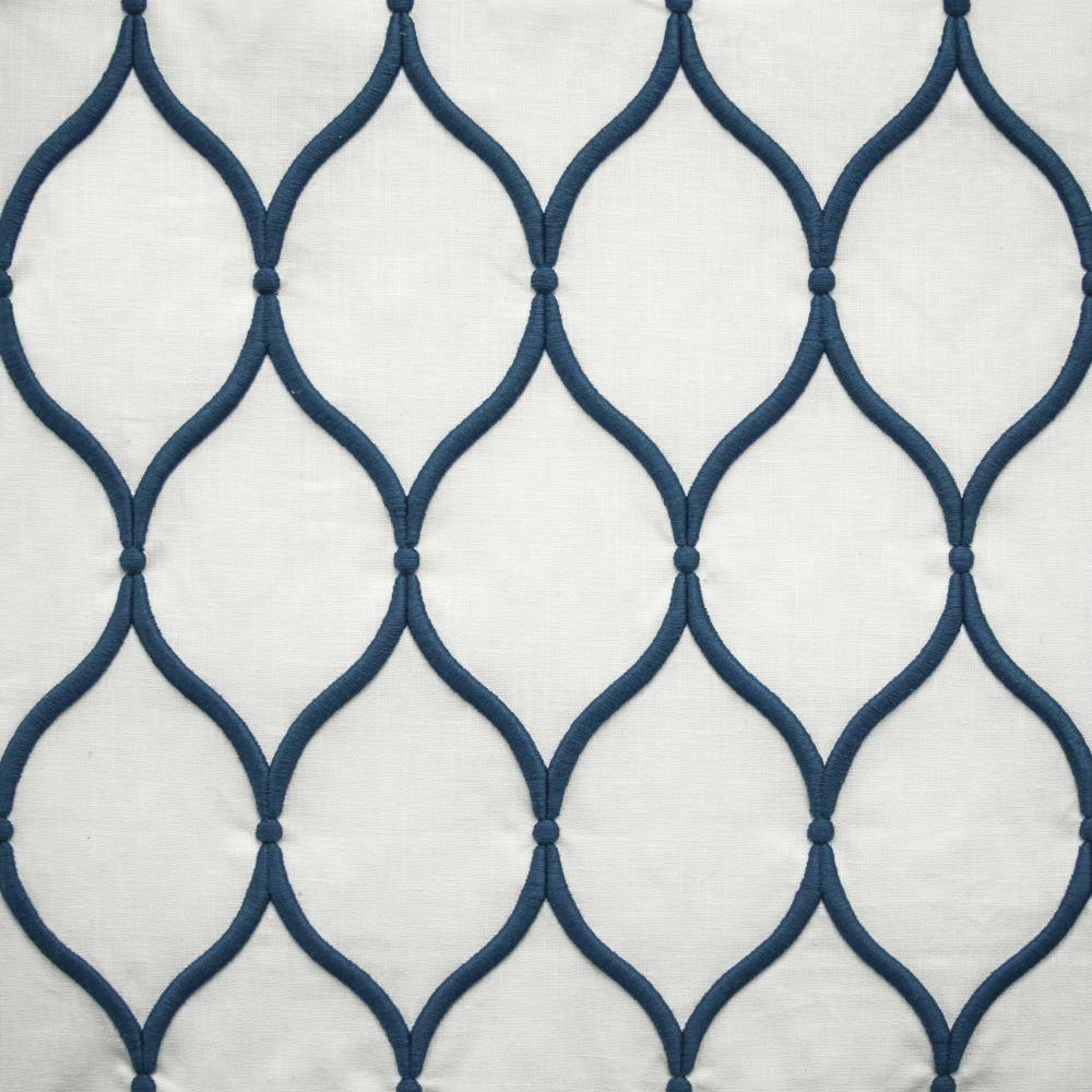 Kasmir Ashbury Ogee Navy Fabric