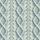 Kasmir Cable Knit Indigo Fabric