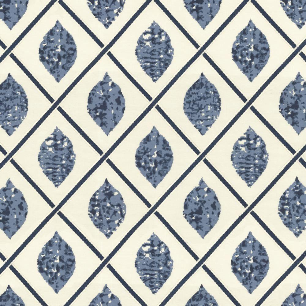 Kasmir Collage Blue Fabric