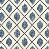 Kasmir Collage Blue Fabric
