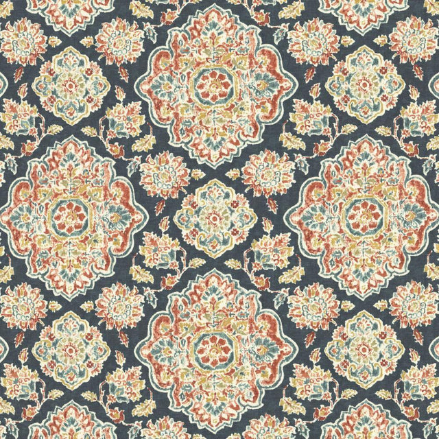 Kasmir Cowan Court Blue Fabric