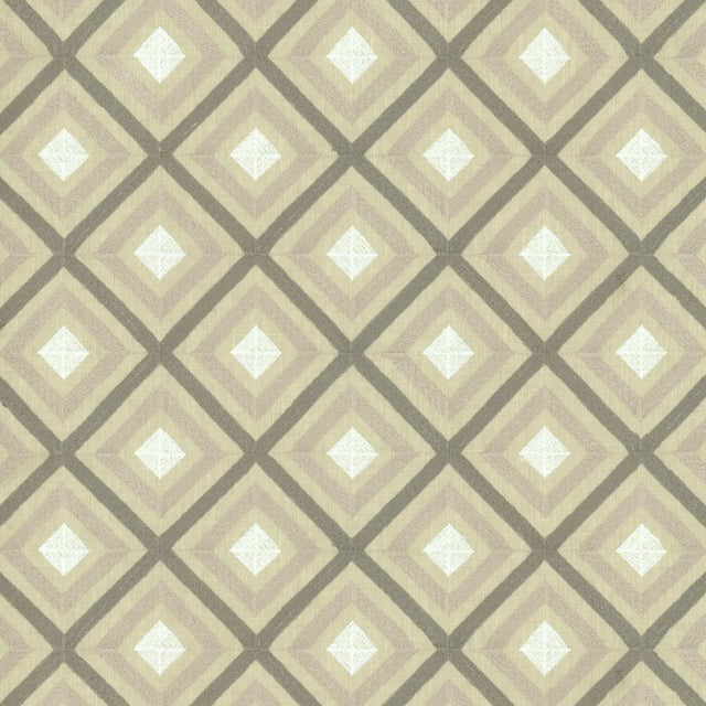 Kasmir Diamond Lattice Iron Fabric