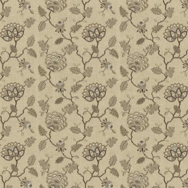 Kasmir Grand Bouquet Travertine Fabric