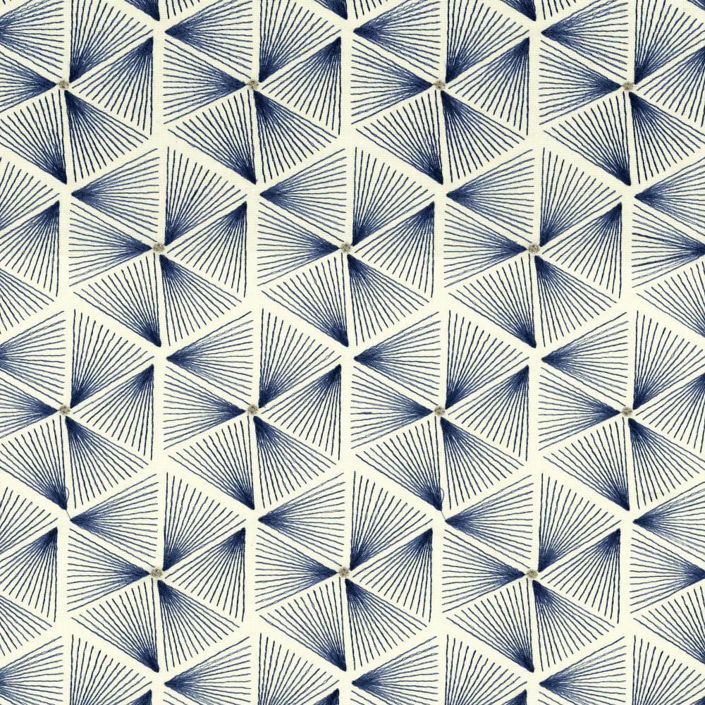 Kasmir Pershing Square Navy Fabric