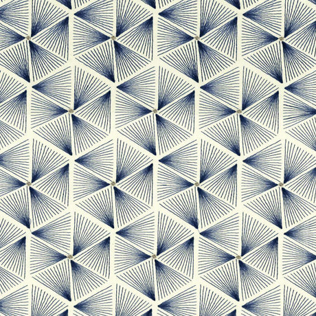 Kasmir Pershing Square Navy Fabric