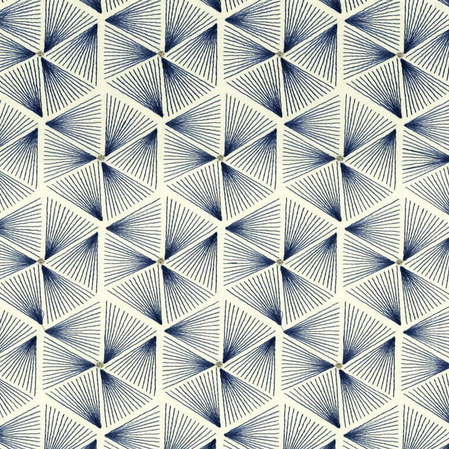 Kasmir Pershing Square Navy Fabric