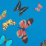 Schumacher Queen'S Flight Panel Set Royal Blue Wallpaper