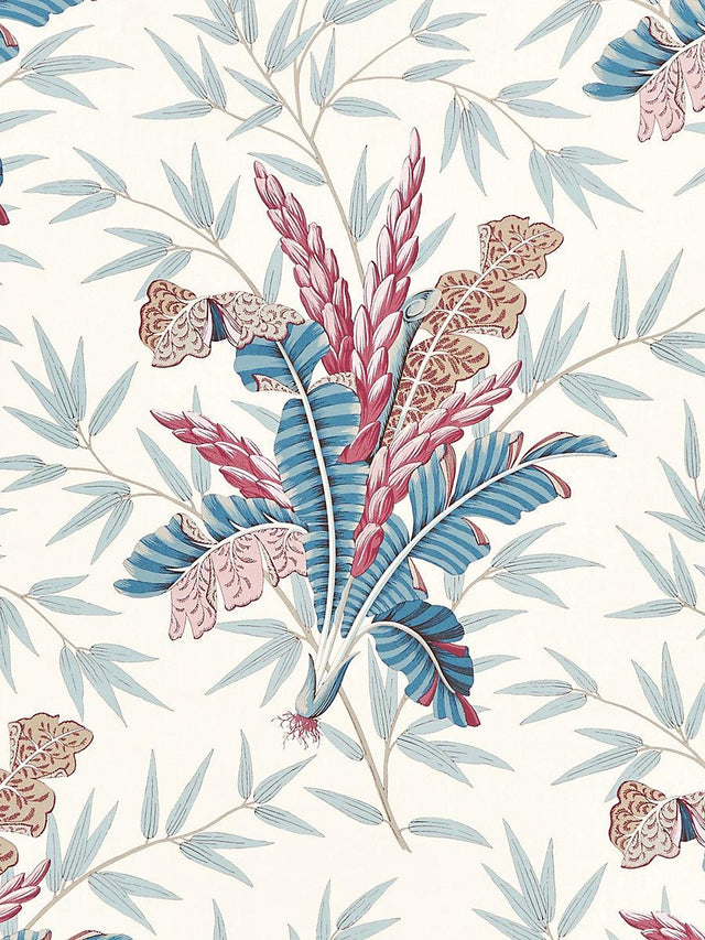 Scalamandre Bahar Peacock Rose Fabric