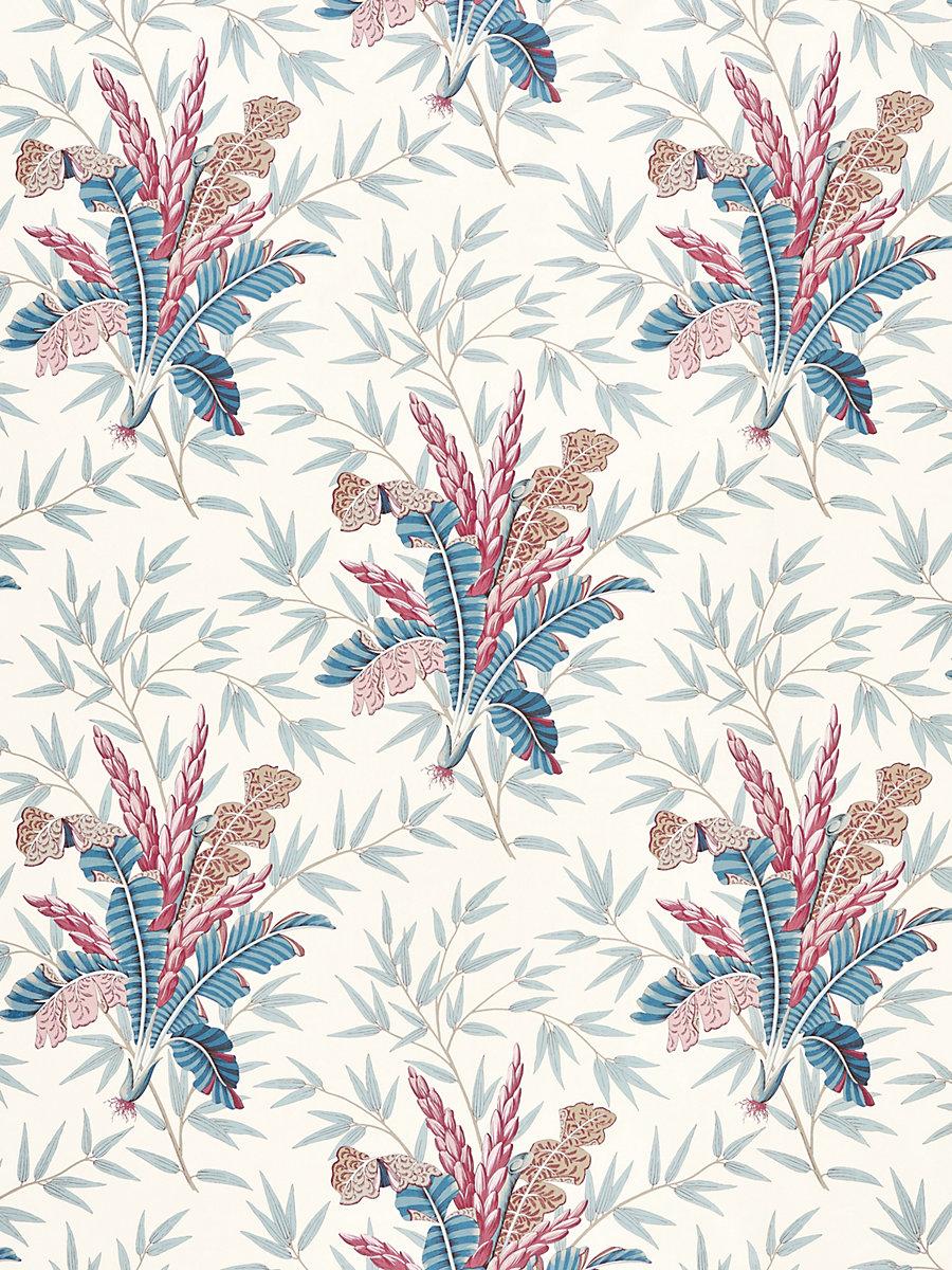Scalamandre Bahar Peacock Rose Fabric