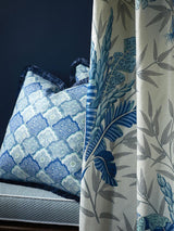 Scalamandre Bahar Porcelain Blue Fabric