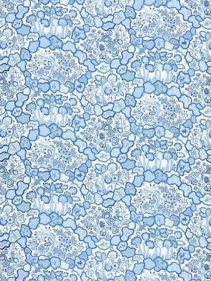 Old World Weavers Ziba Porcelain Blue Drapery Fabric
