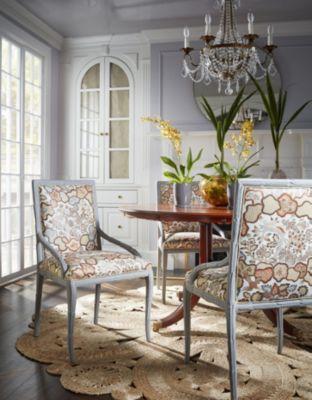 Old World Weavers Ziba Porcelain Blue Drapery Fabric