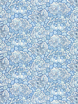 Scalamandre Ziba Porcelain Blue Fabric