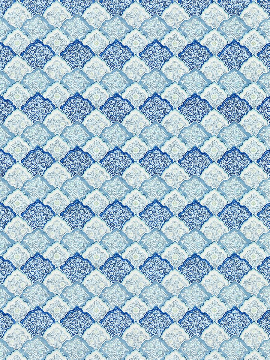 Scalamandre Akira Porcelain Blue Fabric