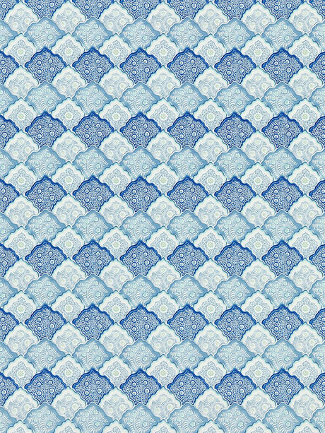 Scalamandre Akira Porcelain Blue Fabric