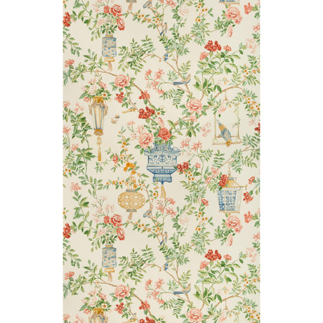 Brunschwig & Fils JARDIN FLEURI PRINT IVORY Fabric