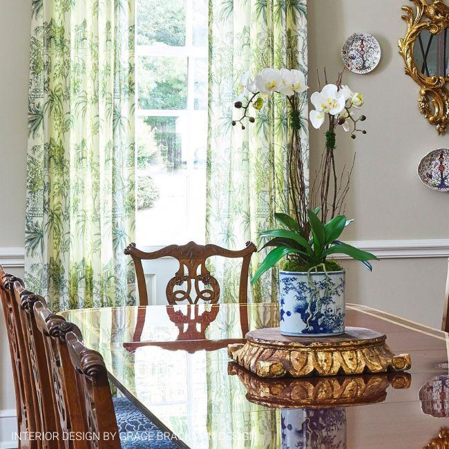 Brunschwig & Fils TONGLI PRINT LAGOON Fabric