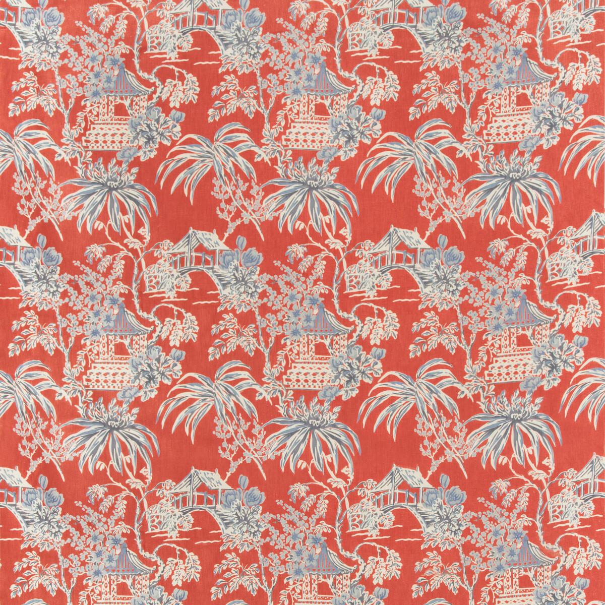 Brunschwig & Fils TONGLI PRINT RED Fabric