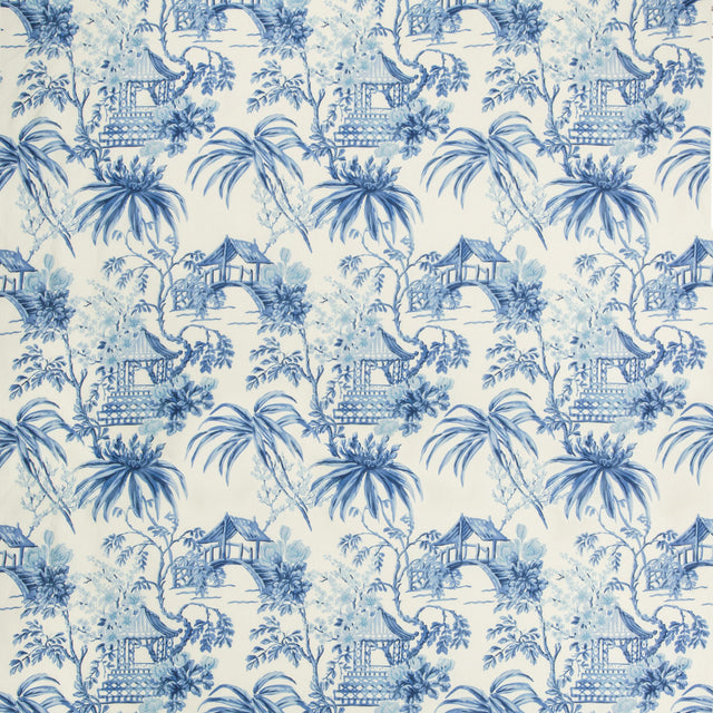 Brunschwig & Fils TONGLI PRINT PORCELAIN Fabric